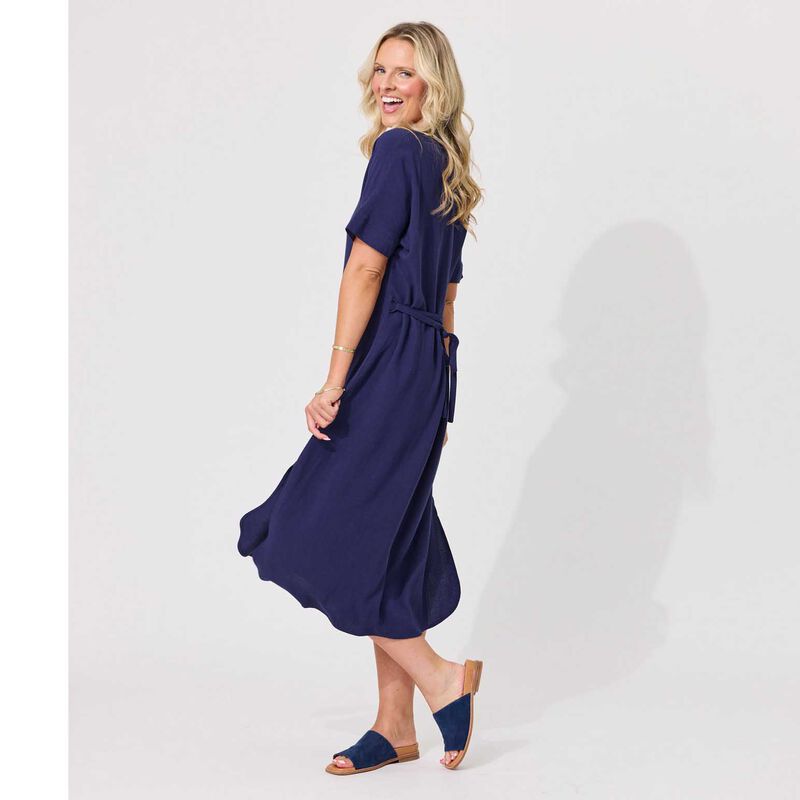 Lemon Tree Nora Linen Dress image number 3